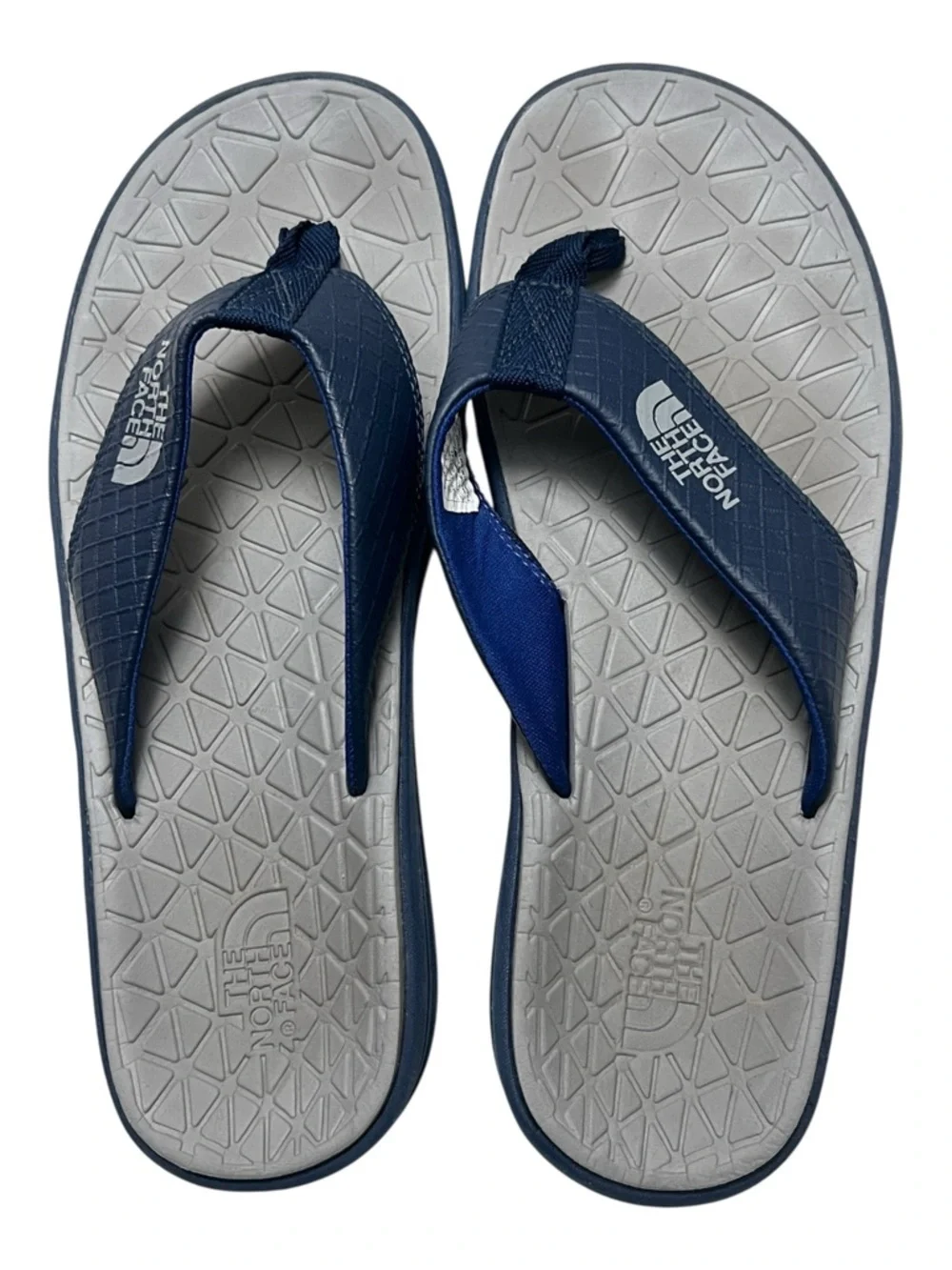 The North Face Base Camp Men's Flip Flop Sandals Navy Gray Size 9